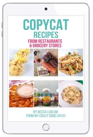 Copycat Recipes ebook on an iPad