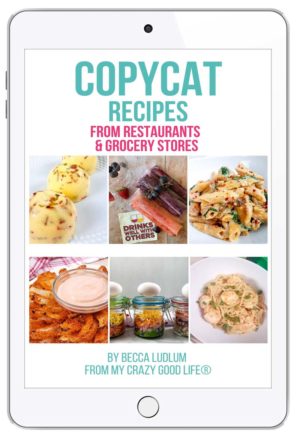 Copycat Recipes ebook on an iPad