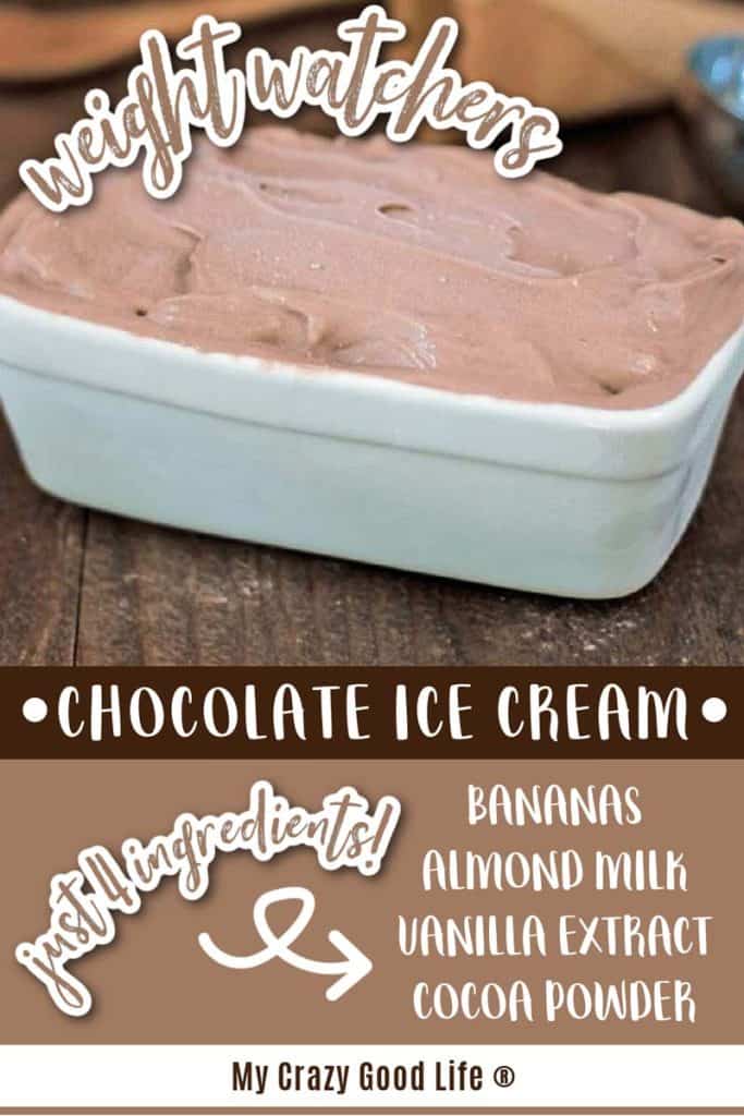 image with text and picture of a ceramic ice cream container with chocolate banana ice cream