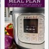 book cover with text and image of instant pot close up