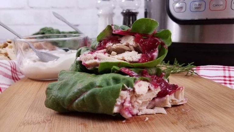 Cranberry Turkey Lettuce Wraps | Perfect for Leftovers!