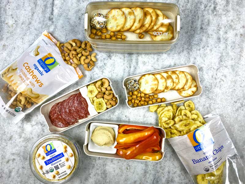 Easy Charcuterie-style Lunch Box – Nourished not Famished