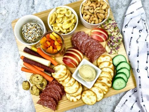 Simple Lunch Charcuterie Board + Shopping List from My Crazy Good Life