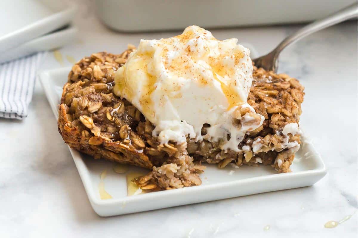 Baked Banana Oatmeal Instant Pot Recipe from My Crazy Good Life