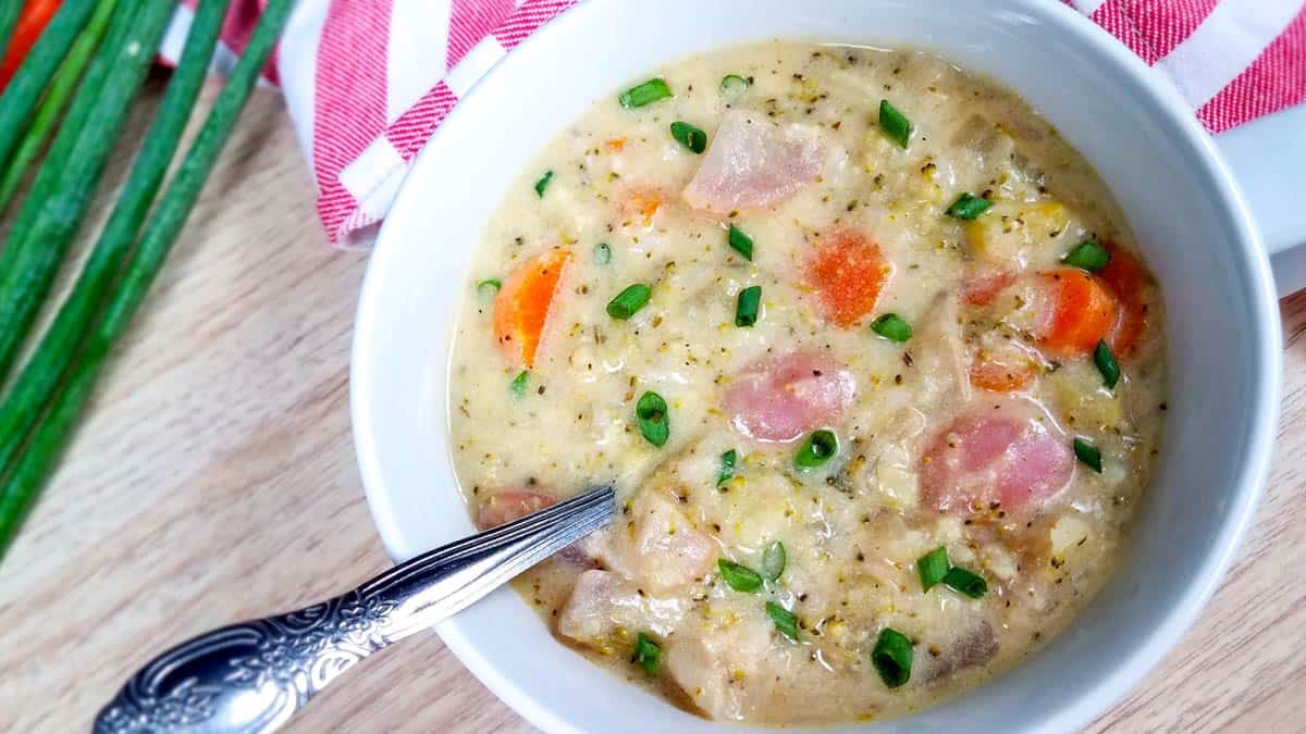 Hearty Vegetable Chowder Recipe Creamy Vegetable Soup