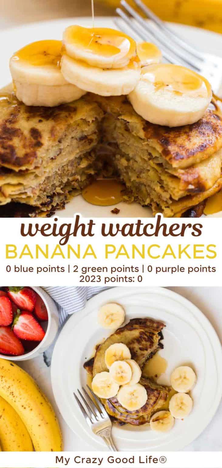 Weight Watchers 2Ingredient Banana Pancakes My Crazy Good Life