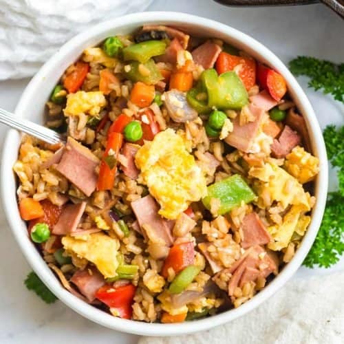 Healthy Breakfast Fried Rice Recipe : My Crazy Good Life