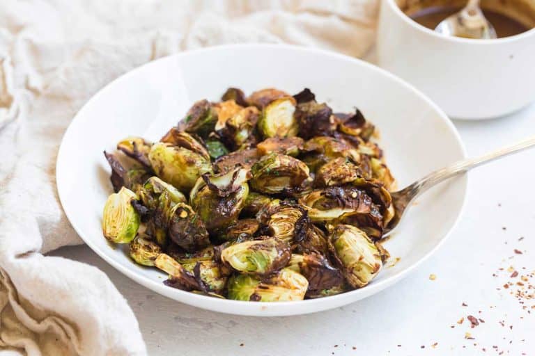 Oven Roasted Teriyaki Brussels Sprouts