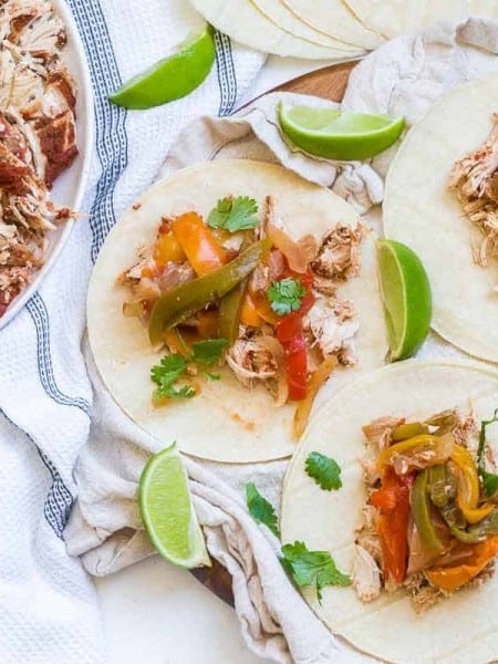 Crockpot Chicken Fajitas