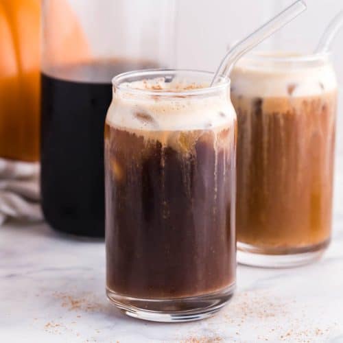 Healthy Pumpkin Cream Cold Brew Coffee : My Crazy Good Life