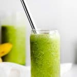 Healthy Green Smoothie close up