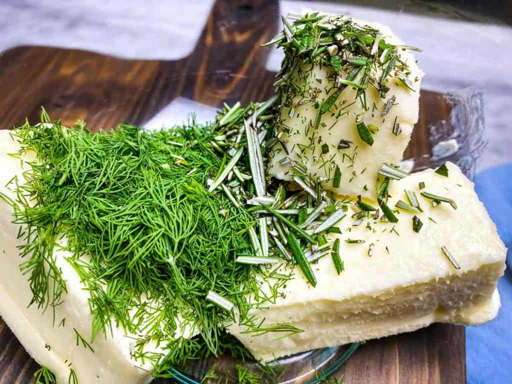 Dill & Rosemary Compound Butter close up