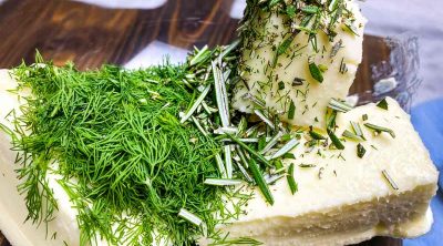 Dill & Rosemary Compound Butter close up