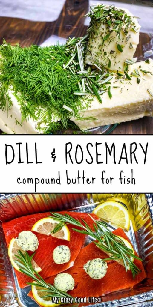 Dill & Rosemary Compound Butter for Fish pin