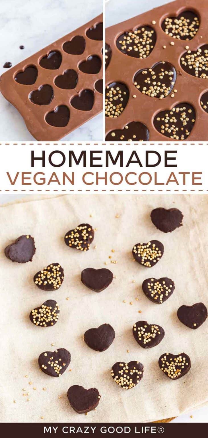 Homemade Vegan Chocolate Recipe : My Crazy Good Life