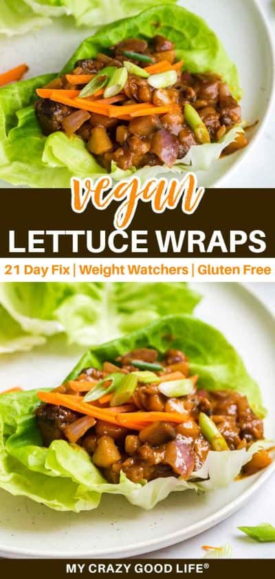 Vegan Lettuce Wraps : My Crazy Good Life